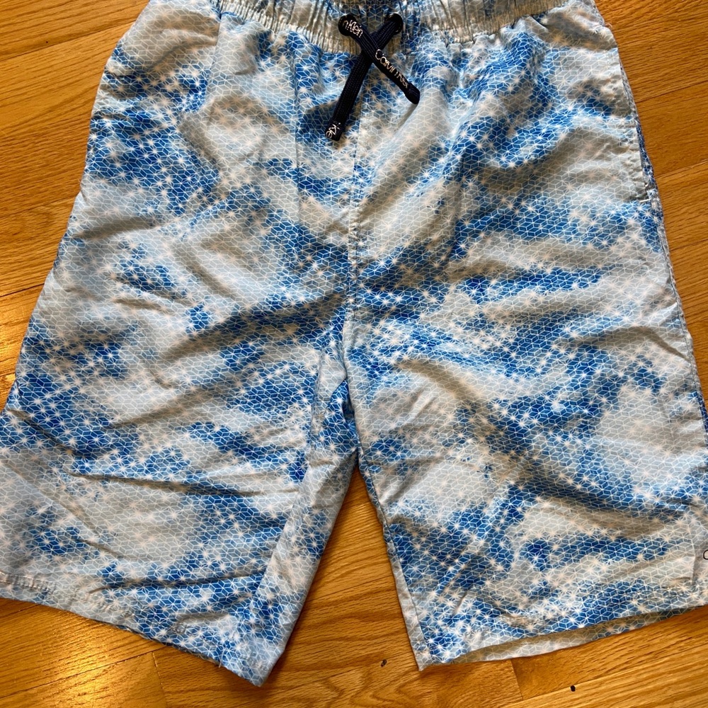 Boys Calvin Klein swim trunks